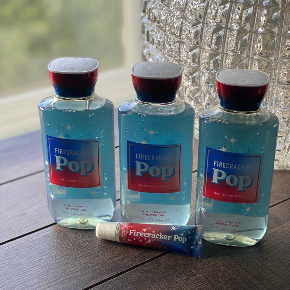 Bath & Body Works Firecracker Pop Shower Gel & Lip Gloss